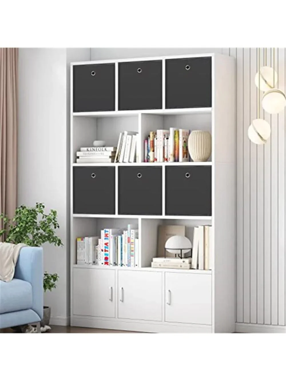 Fabric Cubes Storage Containers 11 Inch Cloth Storage Cube Foldable Storage